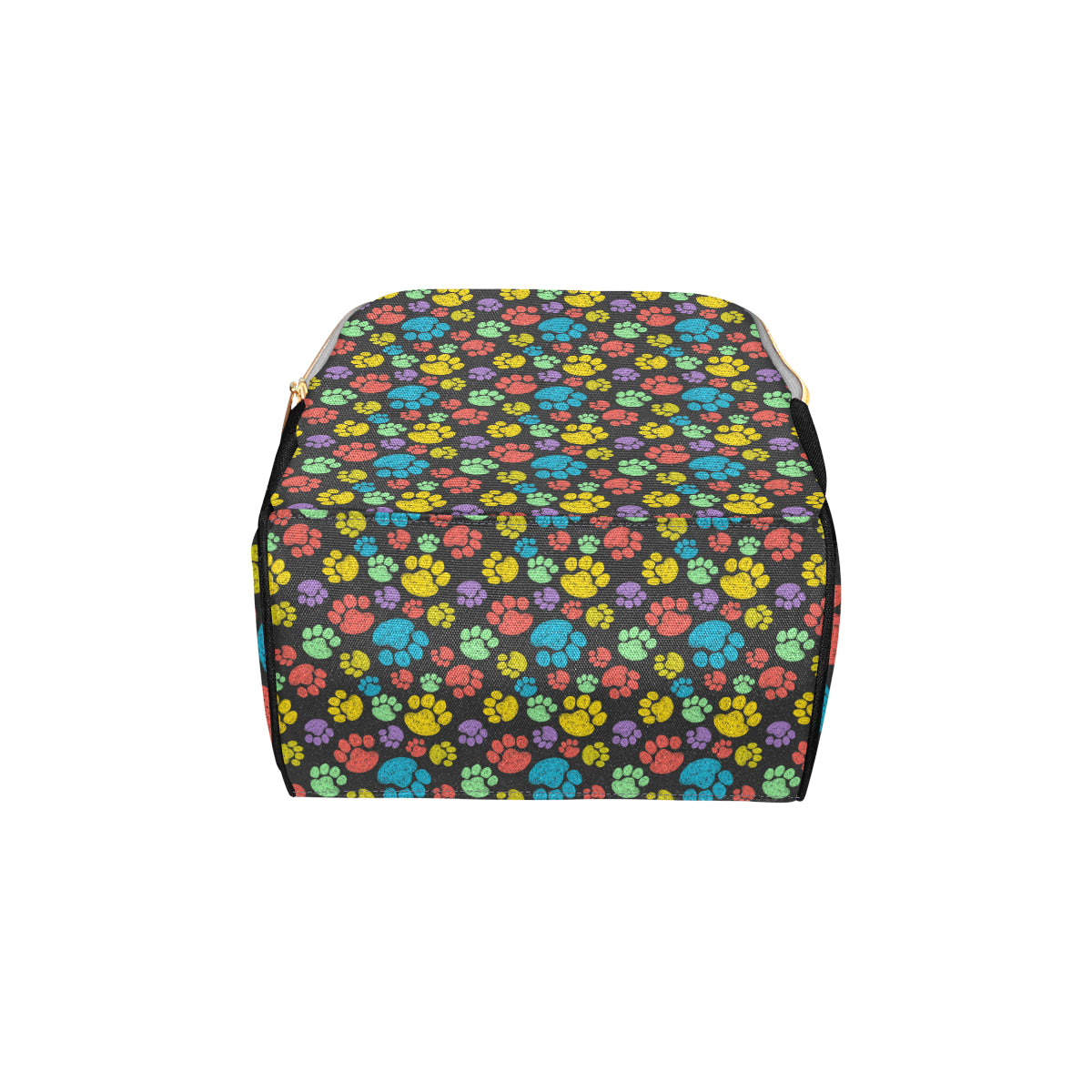Paw Colorful Print Diaper Bag Backpack