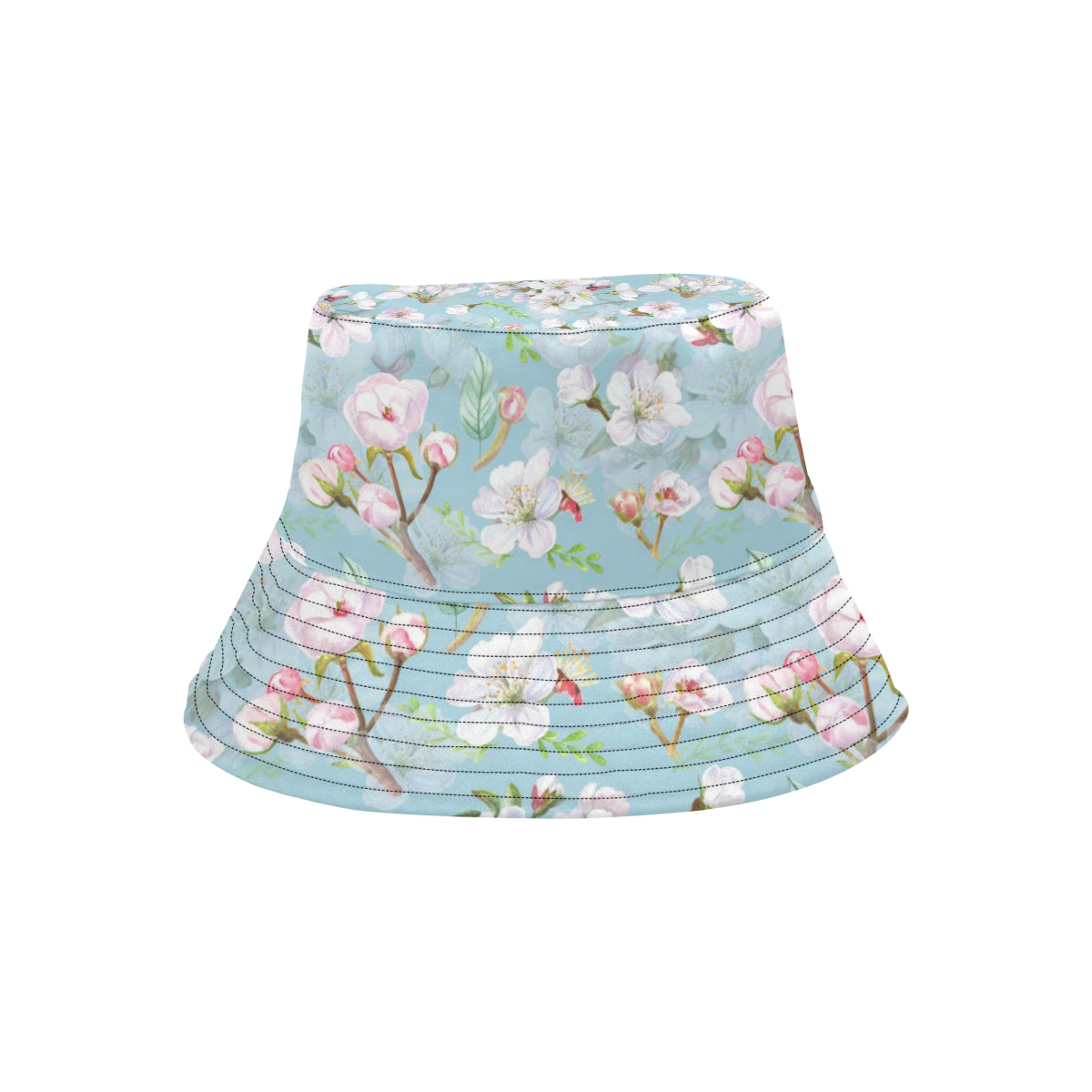 Apple blossom Pattern Print Design AB06 Unisex Bucket Hat
