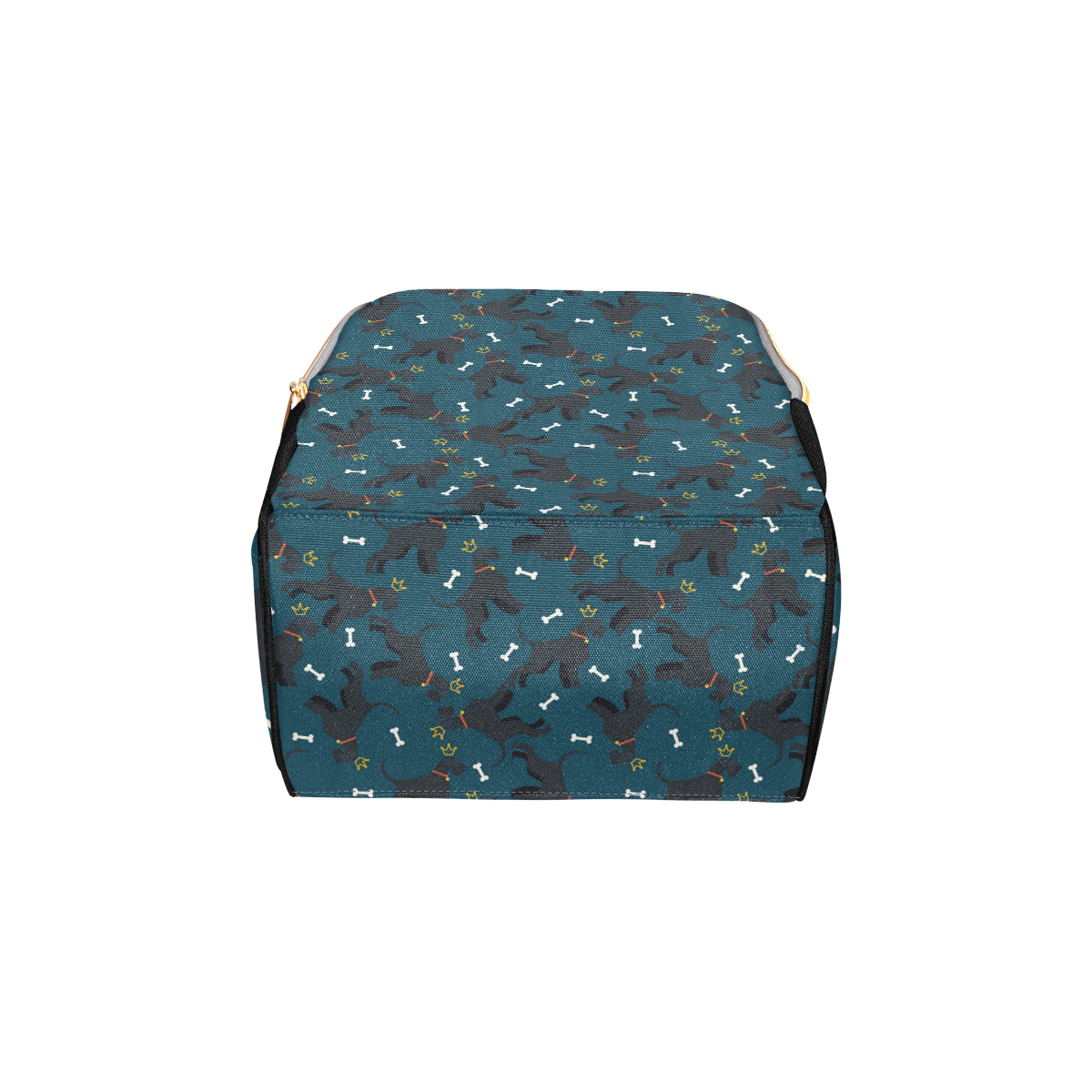 Schnauzers Pattern Print Design A04 Diaper Bag Backpack