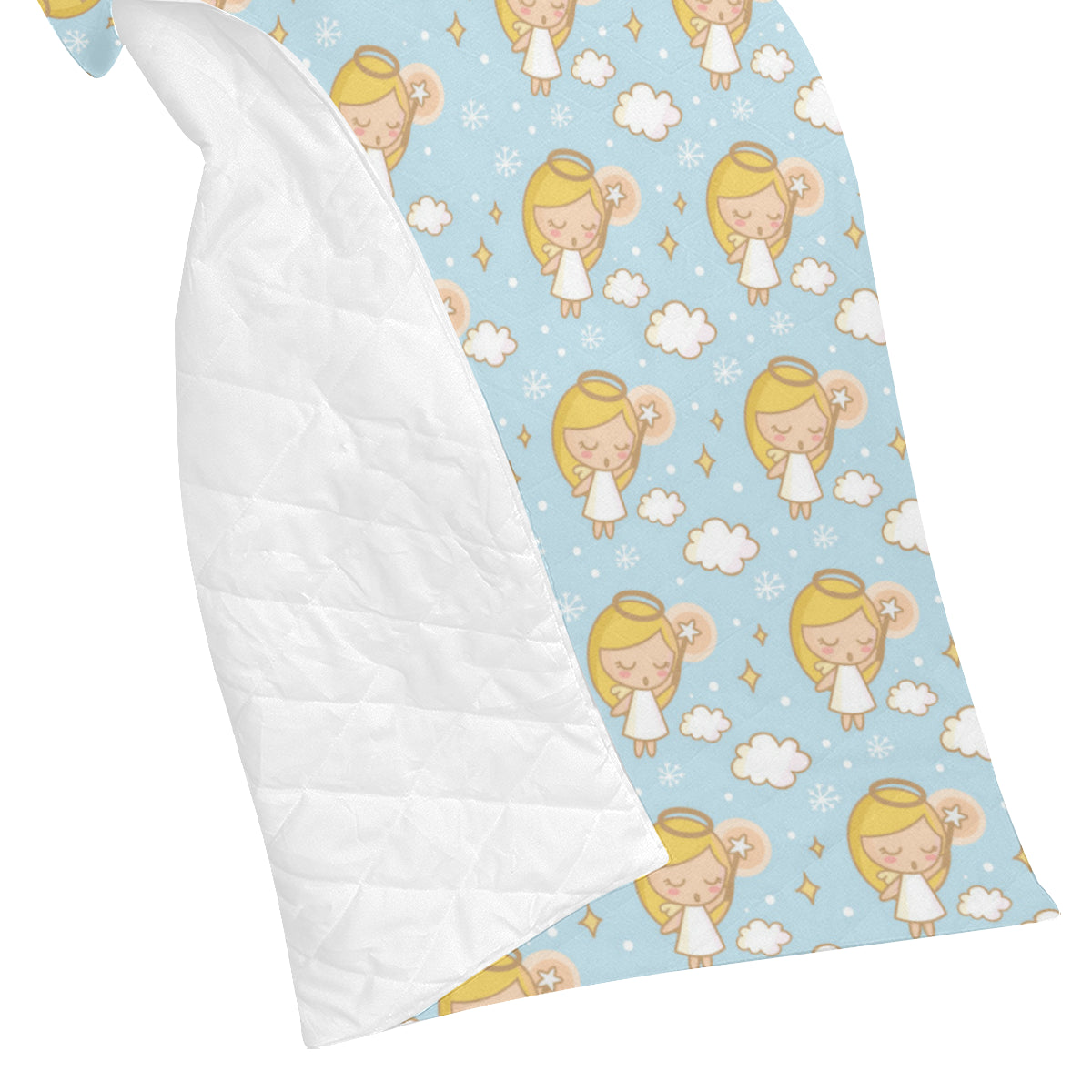 Angel Pattern Print Design 05 Premium Quilt