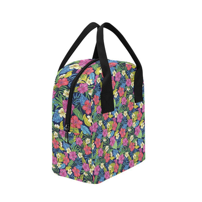Hibiscus Print Design LKS3010 Insulated Lunch Bag
