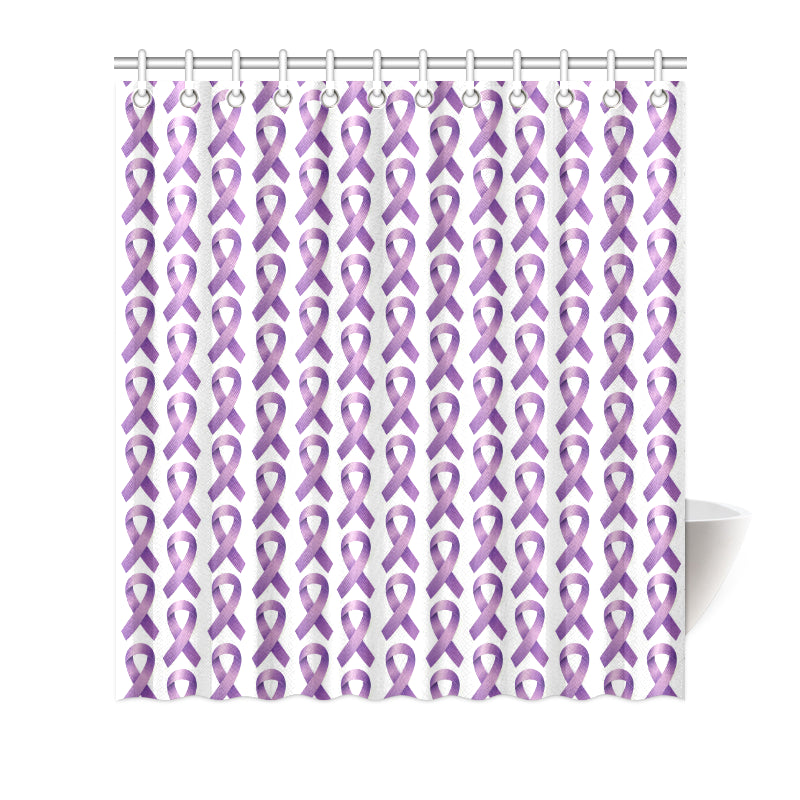 Pancreatic cancer Pattern Print Design A01 Shower Curtain