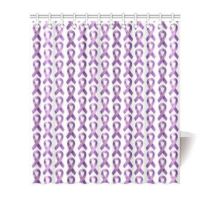 Pancreatic cancer Pattern Print Design A01 Shower Curtain