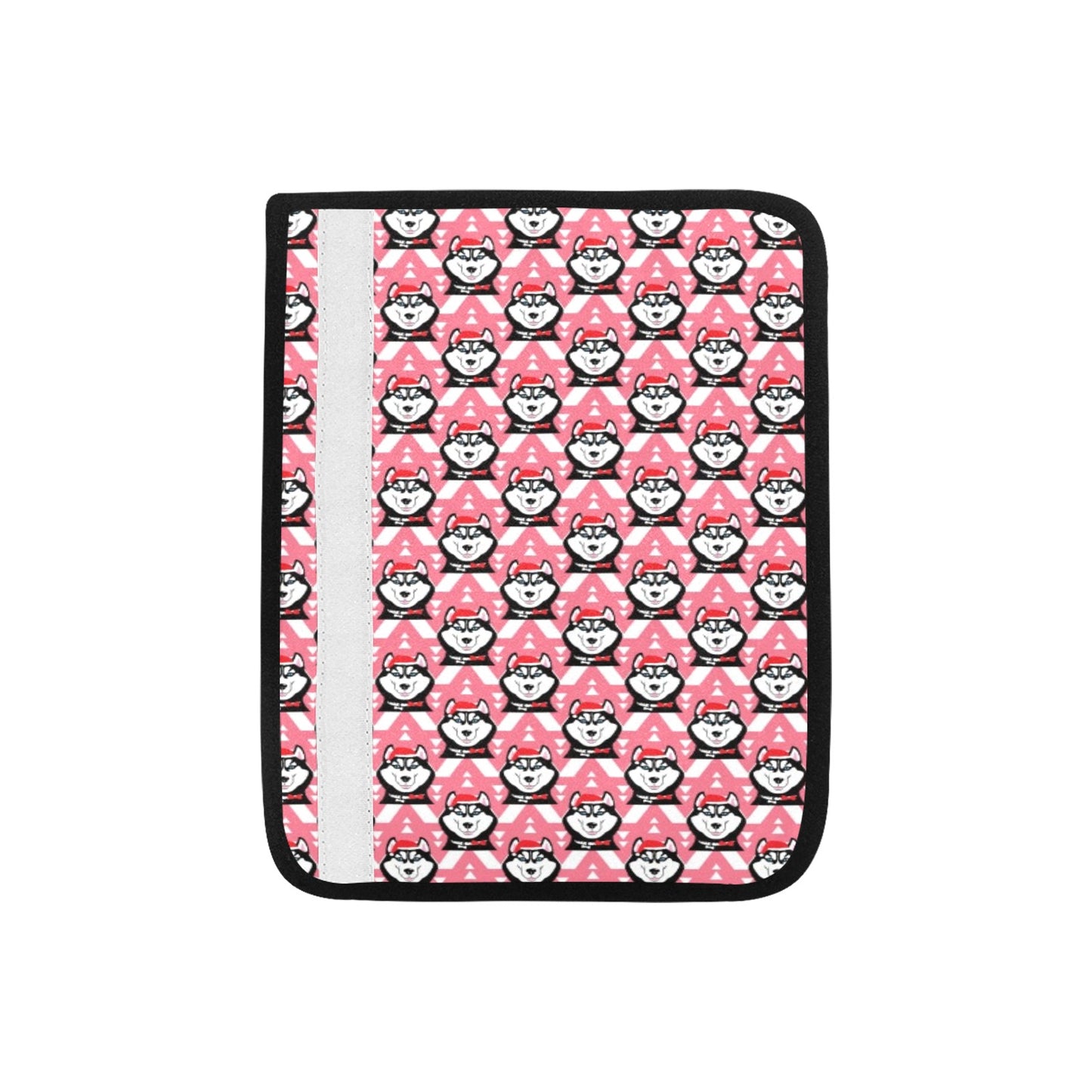 Siberian Huskies Christmas Themed Print Design LKS302 Car Seat Belt Cover