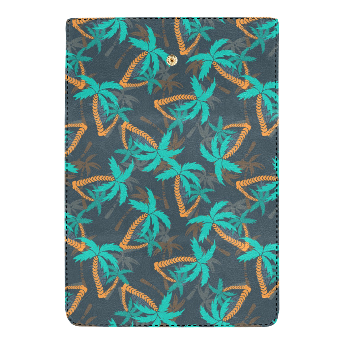 Palm Tree Pattern Print Design PT01 Women's Trifold Wallet