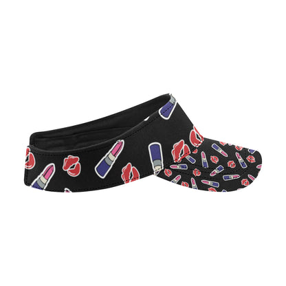 Lipstick Pattern Print Design LT01 Unisex Sun Visor