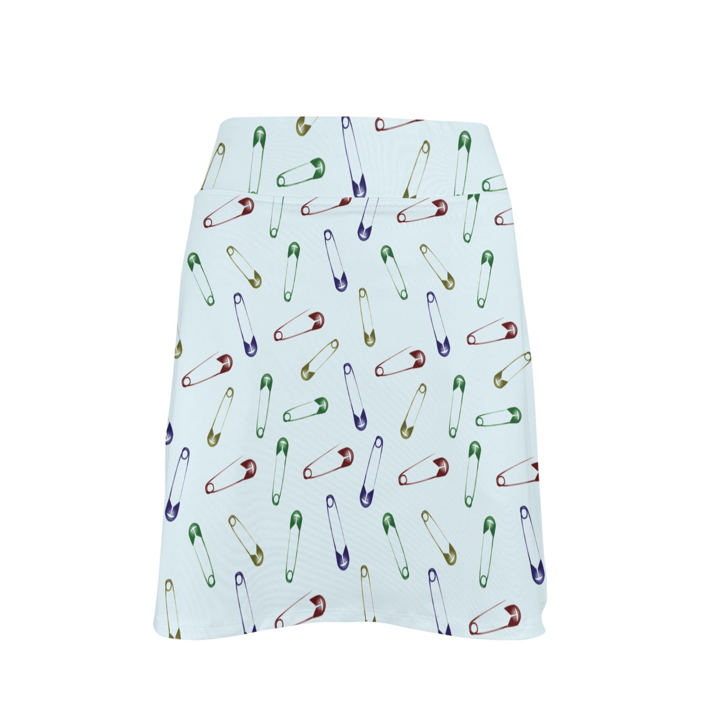 Safety Pin Print Design LKS303 17" Golf & Pickleball Skort with Pockets