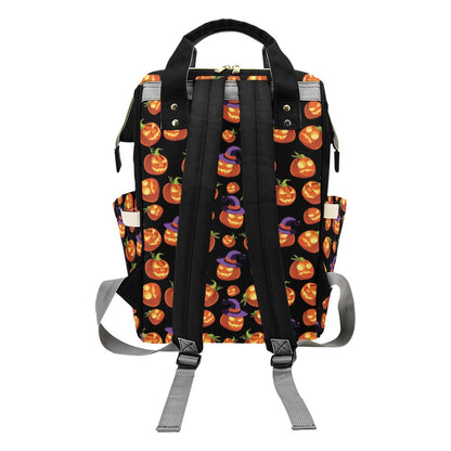 Witch Pumpkin Halloween Print LKS302 Diaper Bag Backpack