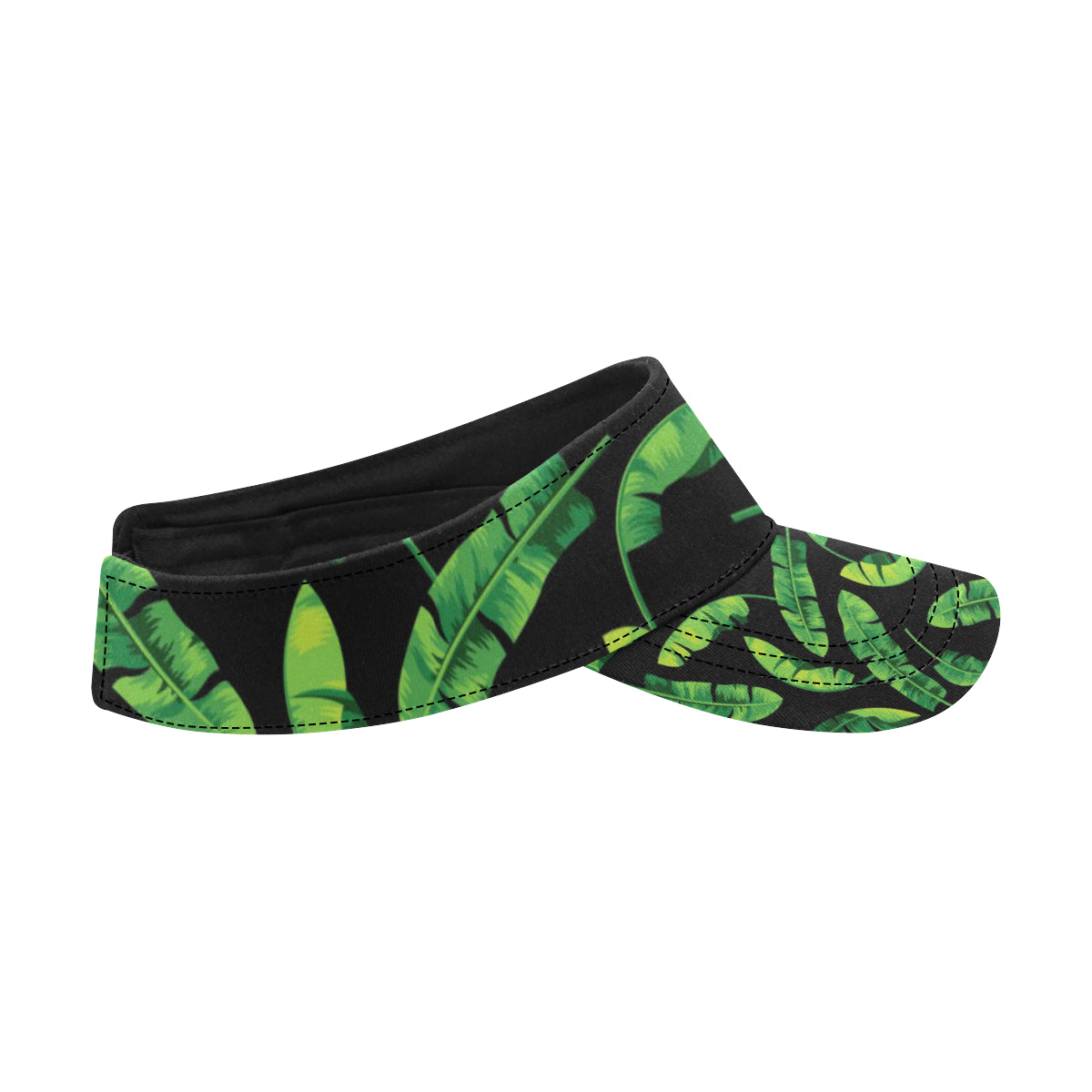Banana Leaf Pattern Print Design BL02 Unisex Sun Visor