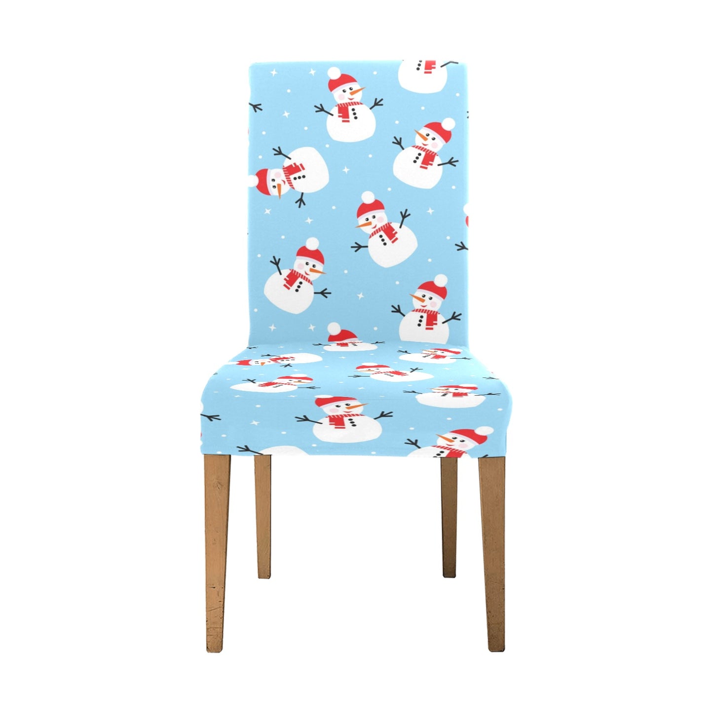 Snowman Print Design LKS305 Dining Chair Slipcover