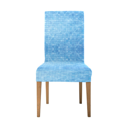 Swimming Pool Print Design LKS302 Dining Chair Slipcover