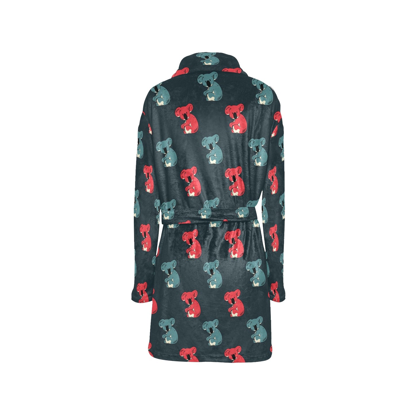 Koala Pattern Print Design 02 Women's Fleece Robe