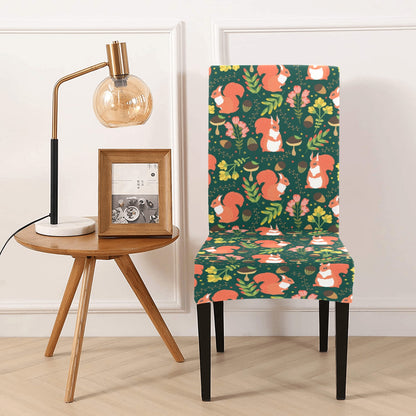Squirrel Print Design LKS302 Dining Chair Slipcover