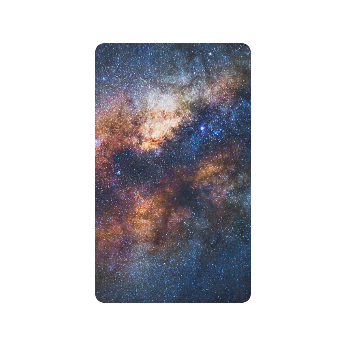 Celestial Milky way Galaxy Rubber Doormat