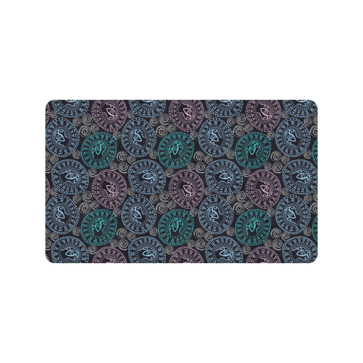 Eye of Horus Ethnic Pattern Rubber Doormat