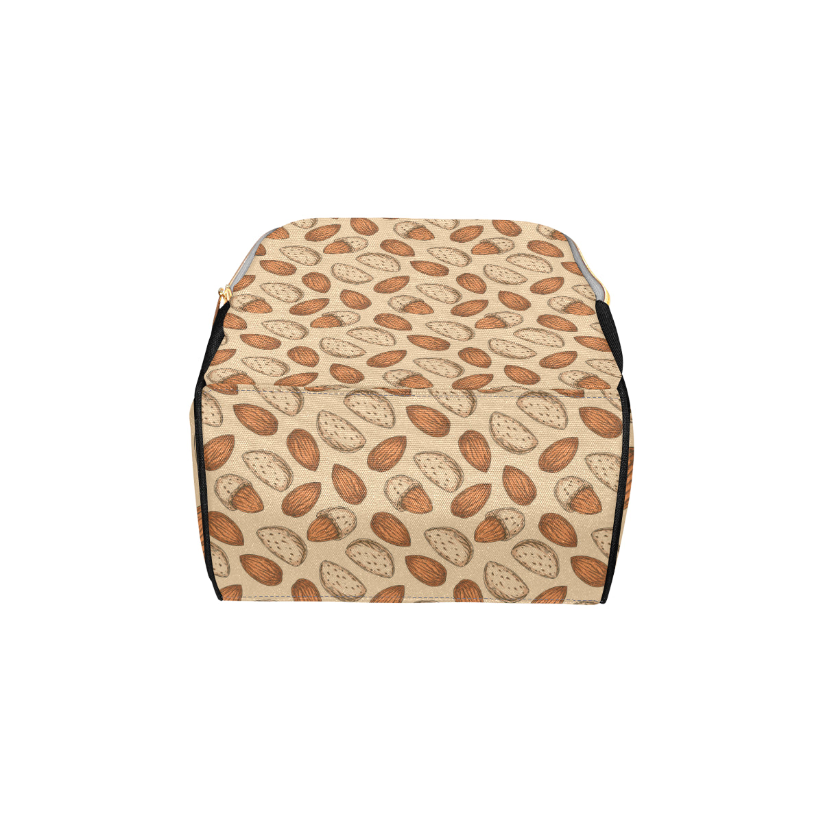 Almond Pattern Print Design 04 Diaper Bag Backpack