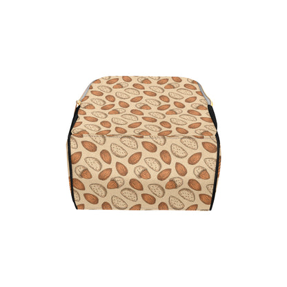 Almond Pattern Print Design 04 Diaper Bag Backpack