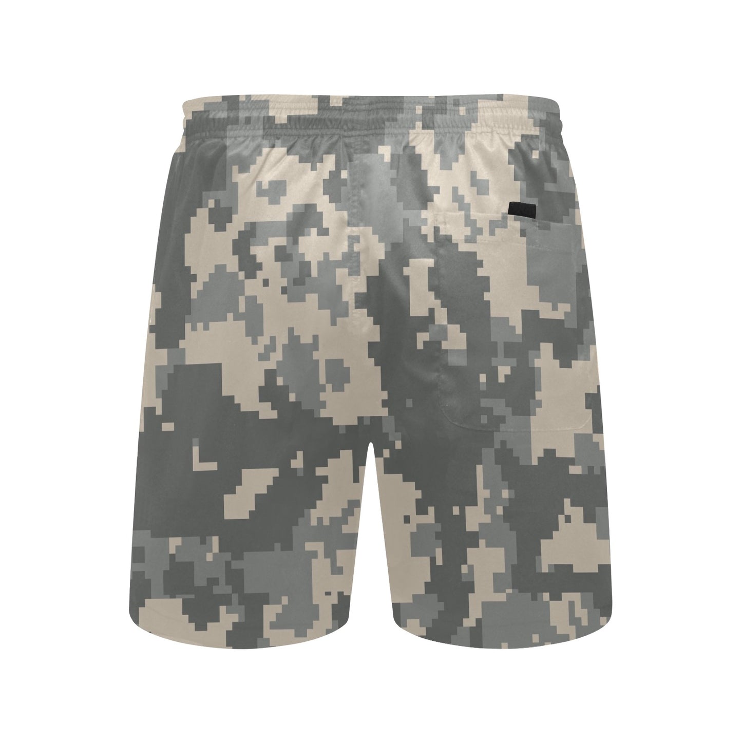 ACU Digital Camouflage Men's Swim Trunks Beach Shorts