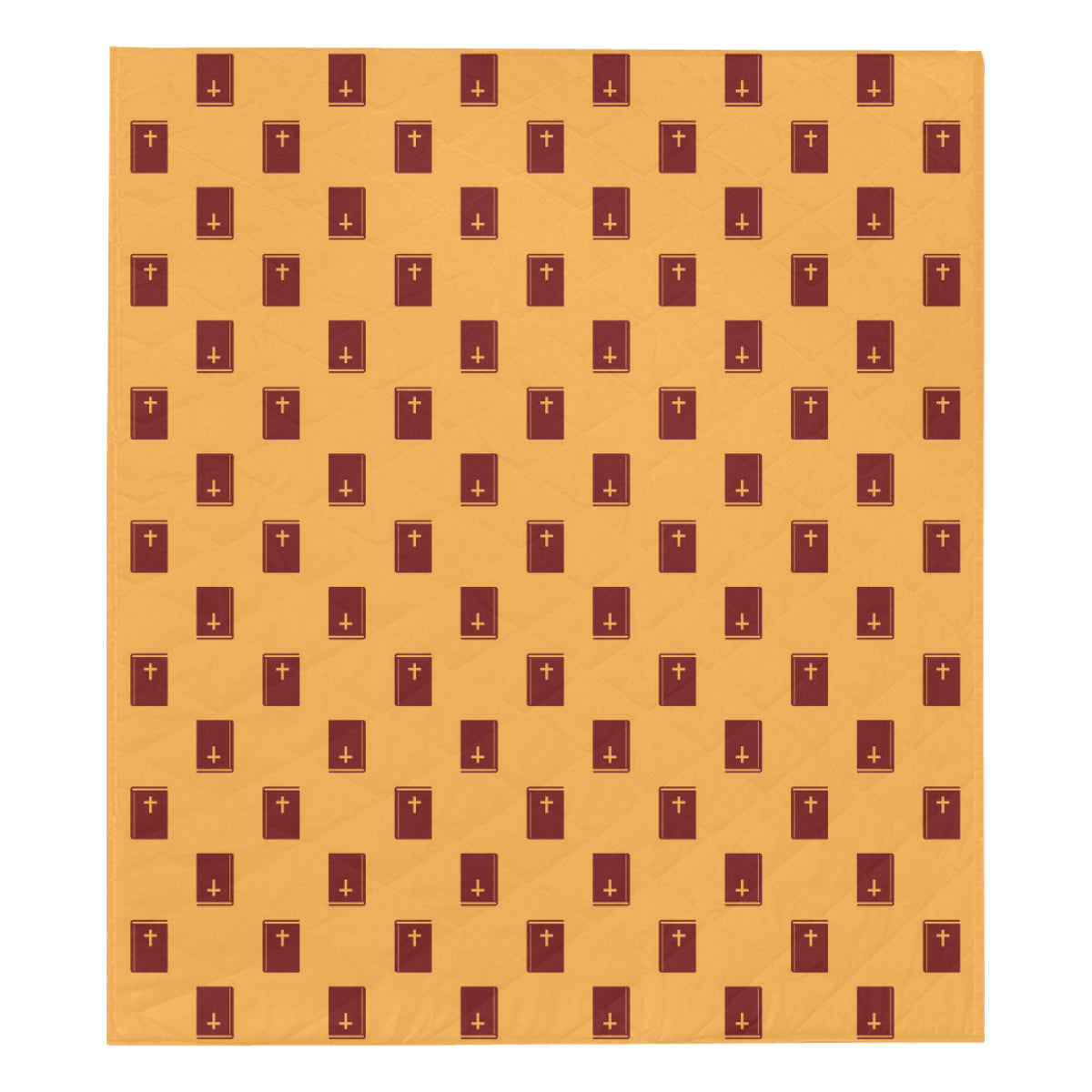 Bible Pattern Print Design 05 Premium Quilt