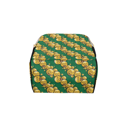 Bitcoin Pattern Print Design DO02 Diaper Bag Backpack