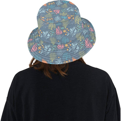 Seaweed Print Design LKS304 Unisex Bucket Hat