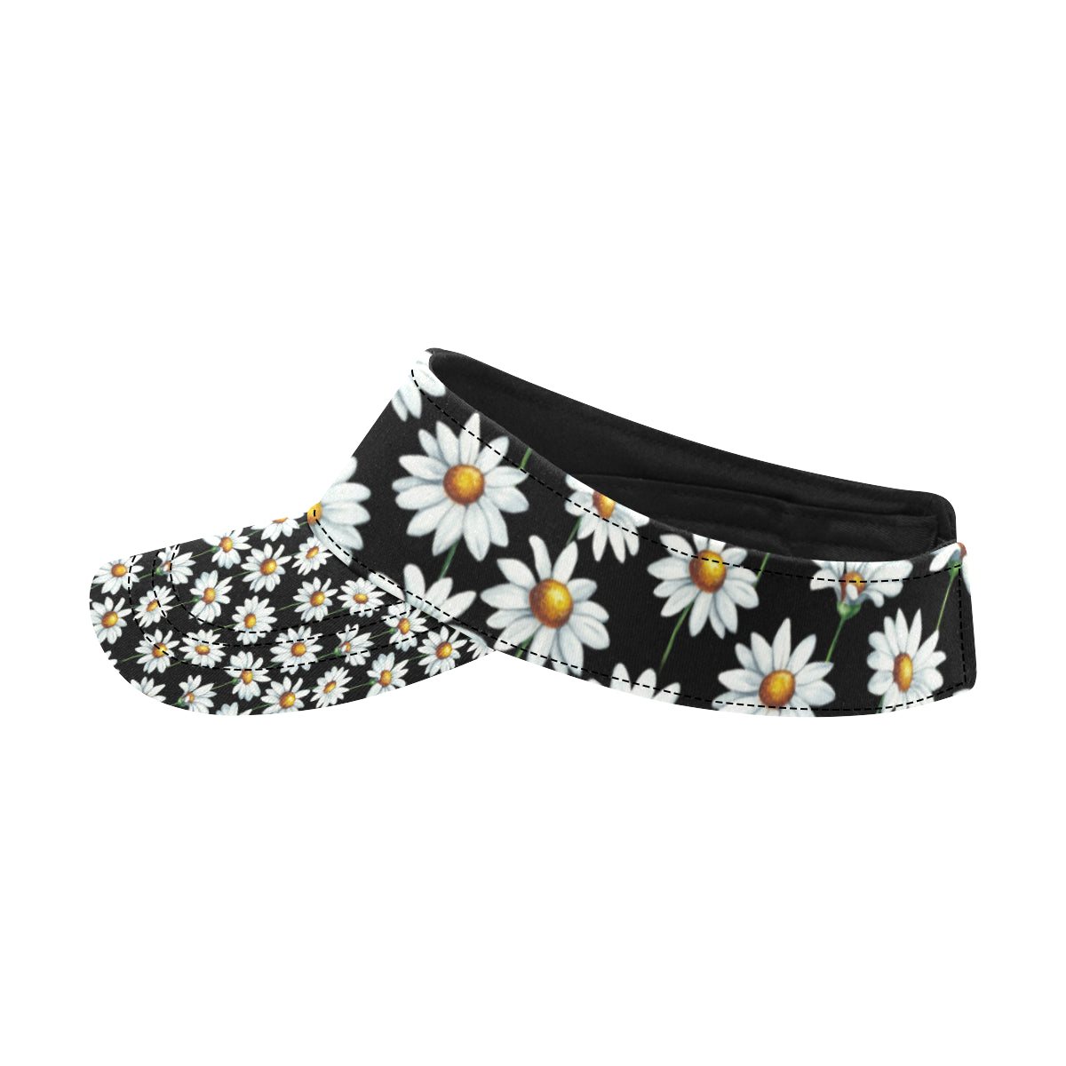 Daisy Print Pattern Unisex Sun Visor