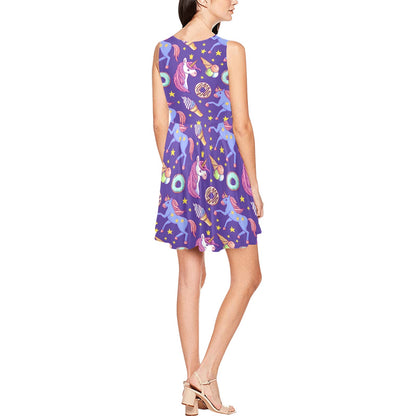 Unicorn Sweety Sleeveless Dress