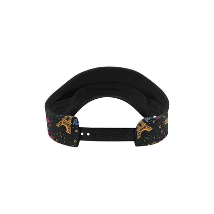 Eiffel Tower Love Paris Print Unisex Sun Visor