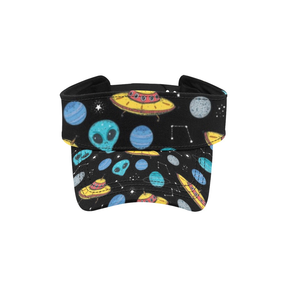 UFO Alien Print Design LKS306 Unisex Sun Visor