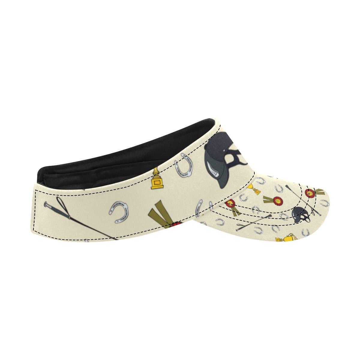 Equestrian Horseshoe Equipment Unisex Sun Visor