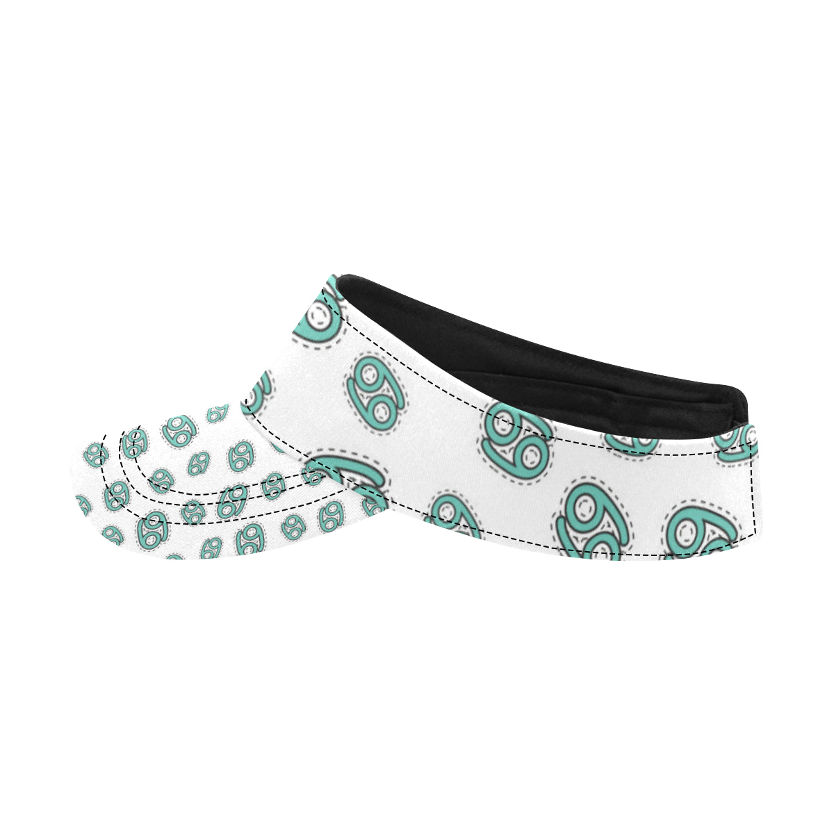 Cancer Zodiac Pattern Print Design 04 Unisex Sun Visor