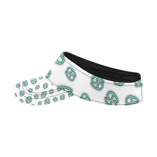 Cancer Zodiac Pattern Print Design 04 Unisex Sun Visor