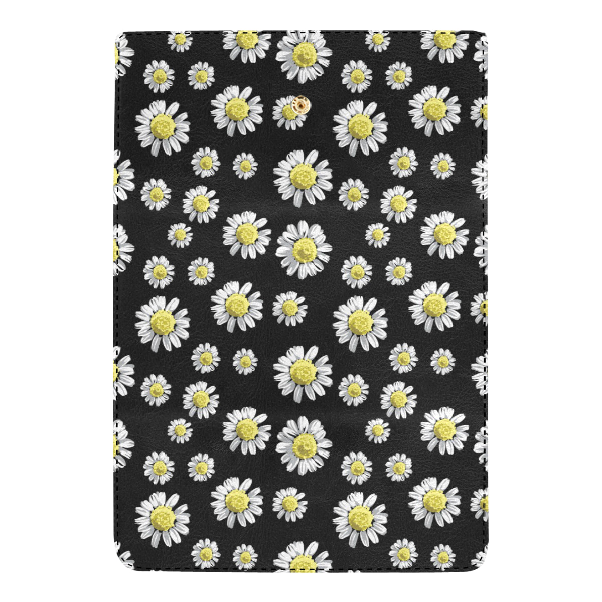 Daisy Pattern Print Design DS01 Women's Trifold Wallet
