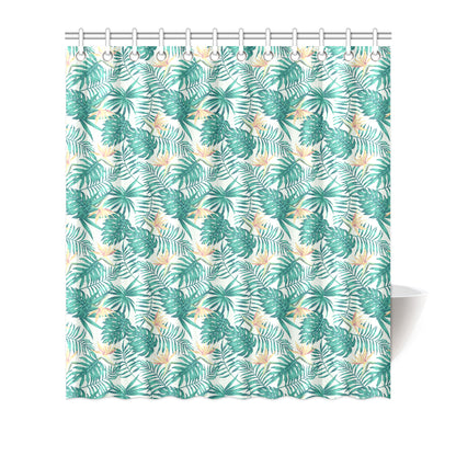 Bird Of Paradise Pattern Print Design 05 Shower Curtain