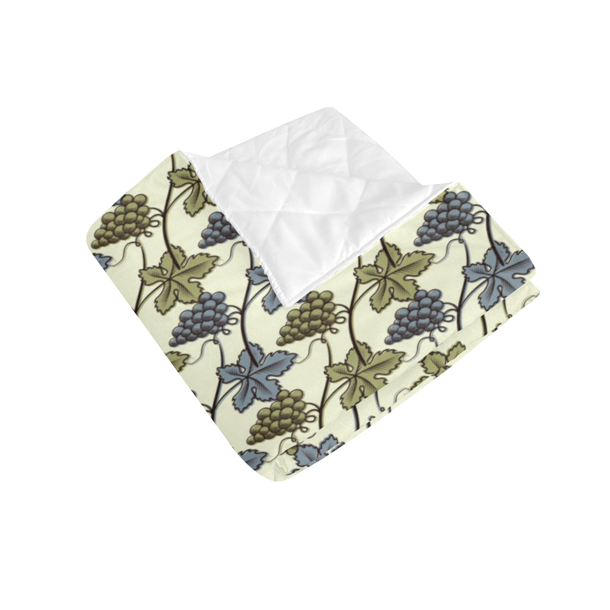 Grape Pattern Print Design GP03 Premium Quilt