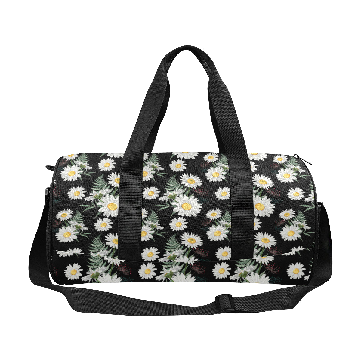 Daisy Pattern Print Design DS07 Travel Duffel Bags