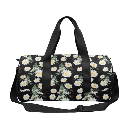Daisy Pattern Print Design DS07 Travel Duffel Bags