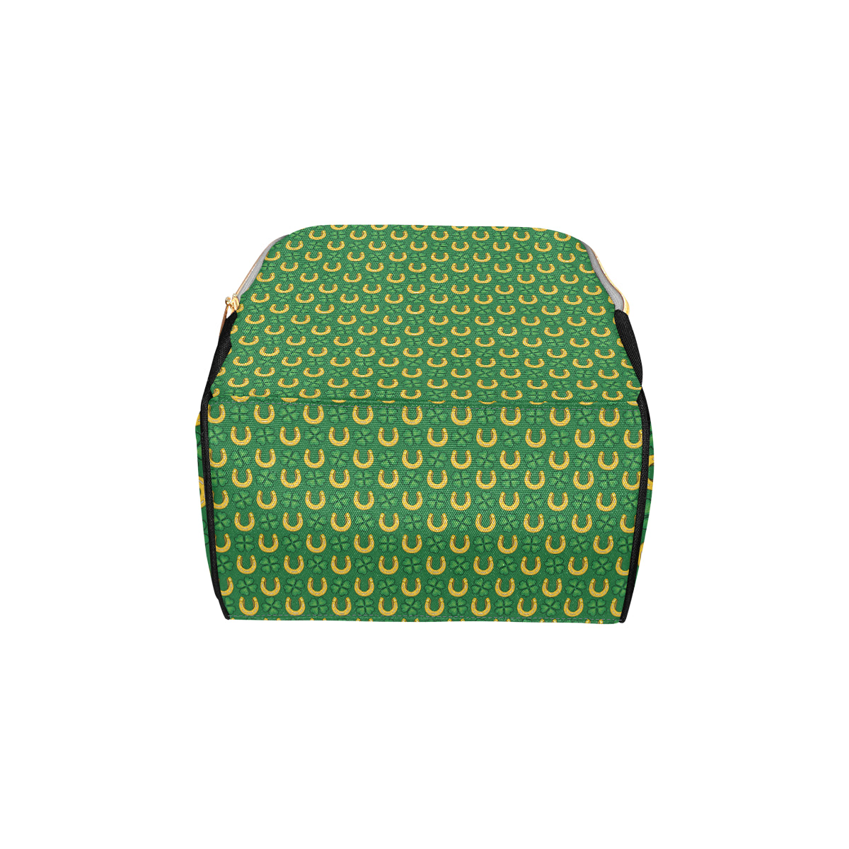 Shamrock Horseshoes Print Pattern Diaper Bag Backpack