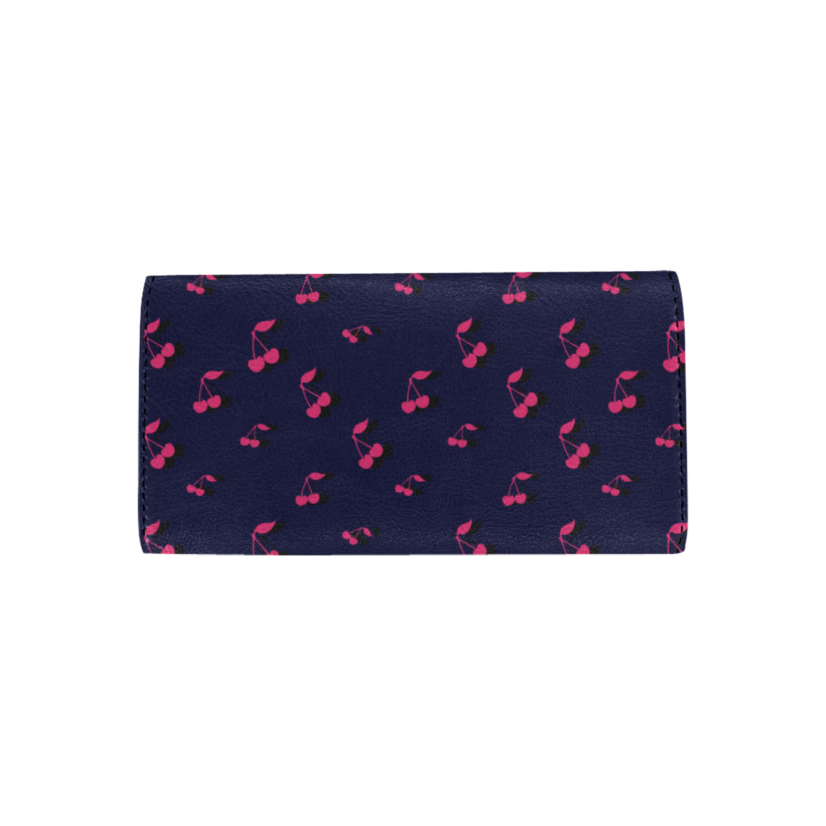 Cherry Pattern Print Design 02 Women's Trifold Wallet