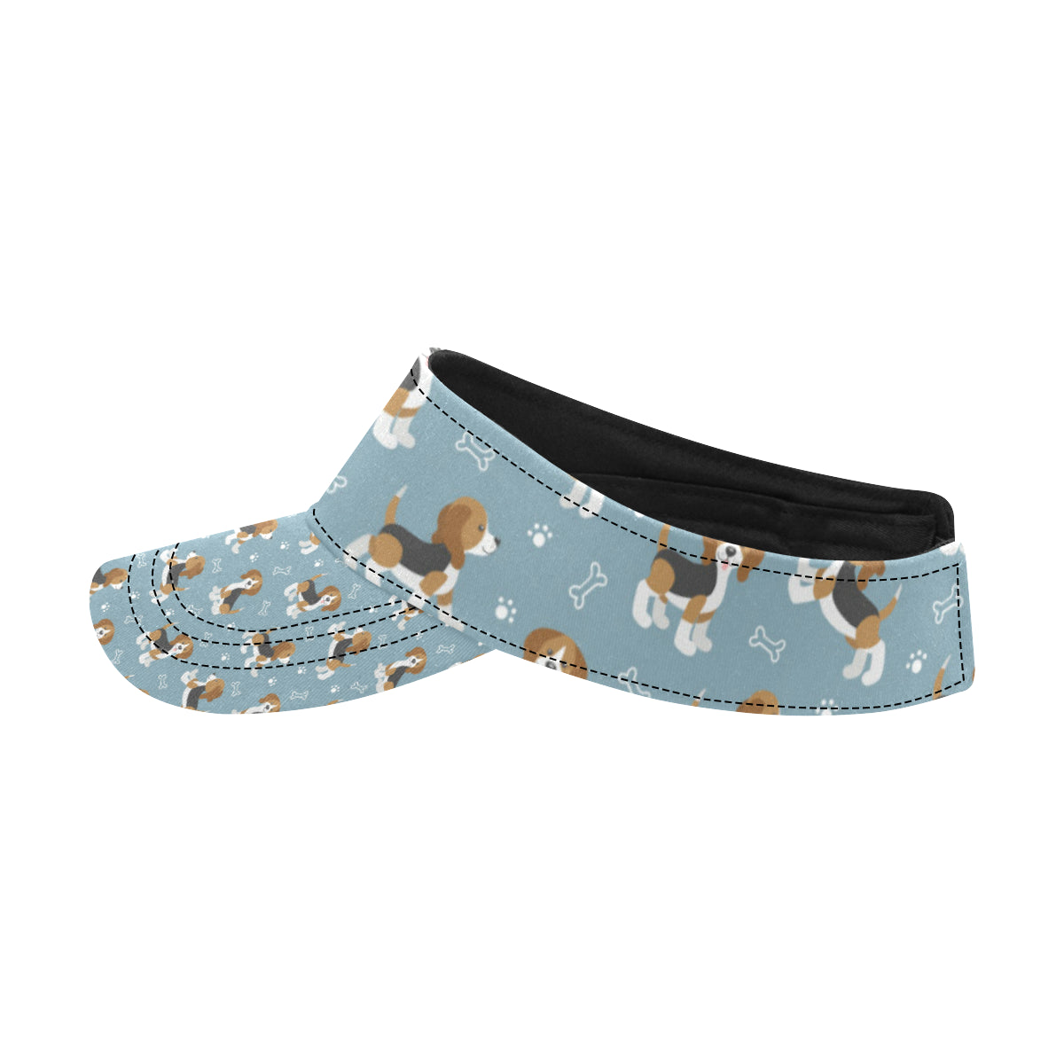 Beagle Pattern Print Design 02 Unisex Sun Visor