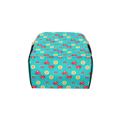 Lollipop Pattern Print Design LL06 Diaper Bag Backpack