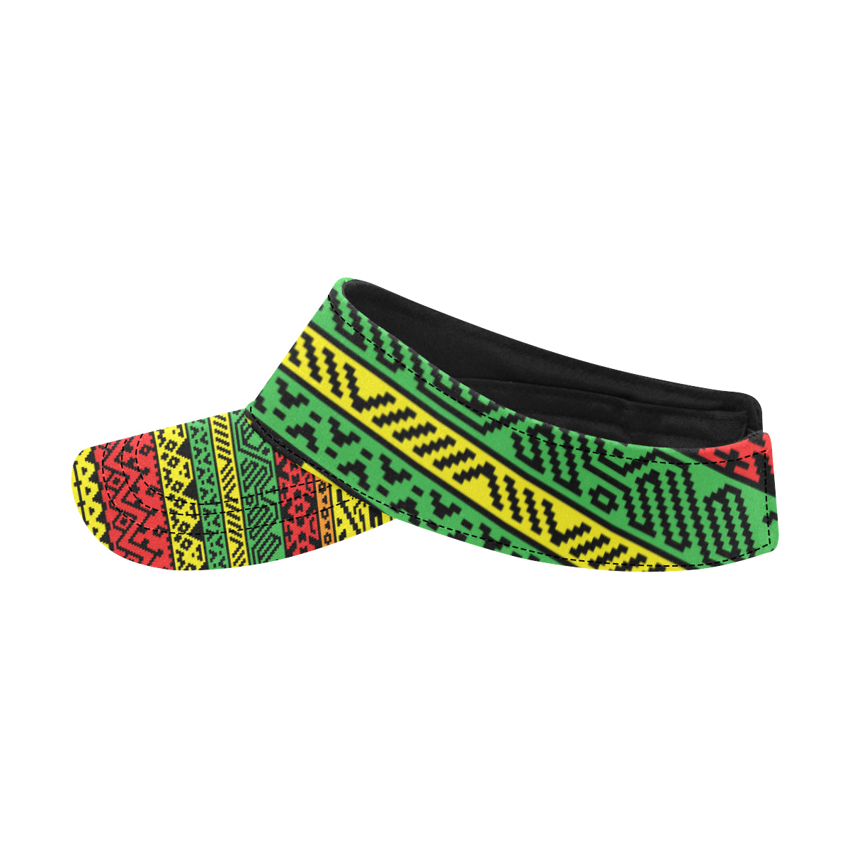 Rastafarian Pattern Print Design A02 Unisex Sun Visor