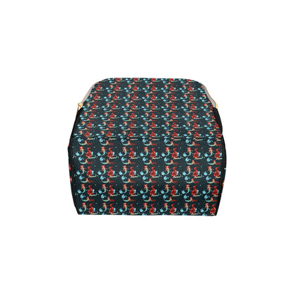 Mermaid Girl Themed Design Print Diaper Bag Backpack