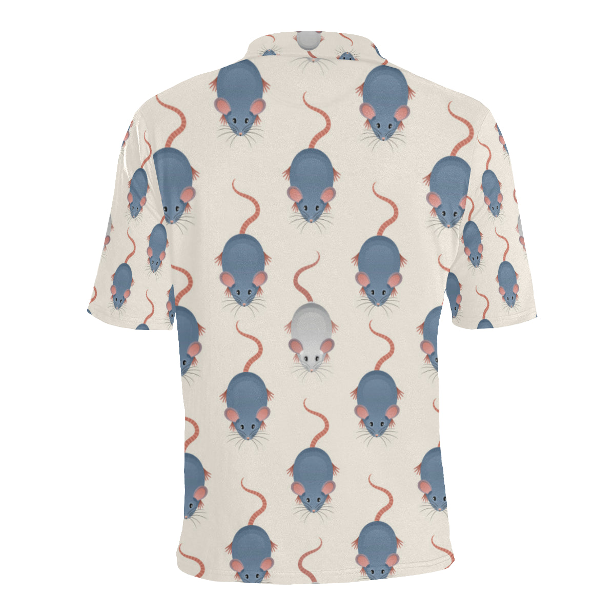 Rat Pattern Print Design 03 Men Polo Shirt
