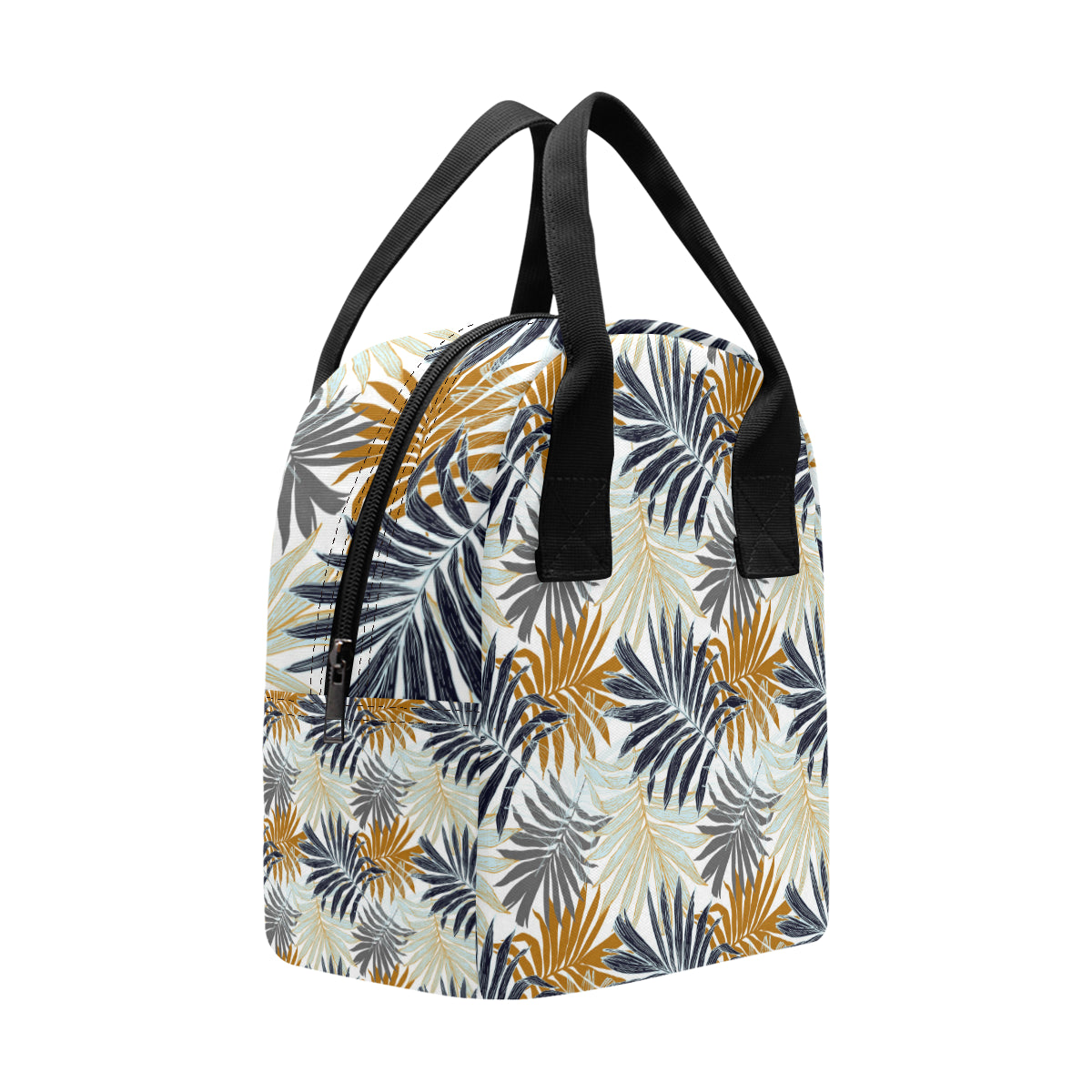 Colorful Tropical Palm Leaves Insulated Lunch Bag
