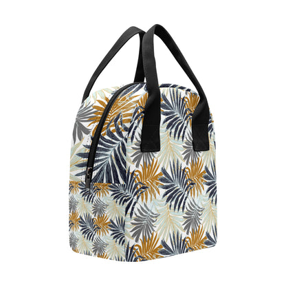 Colorful Tropical Palm Leaves Insulated Lunch Bag