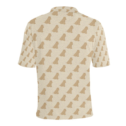 Chinese Shar Pei Pattern Print Design 01 Men Polo Shirt