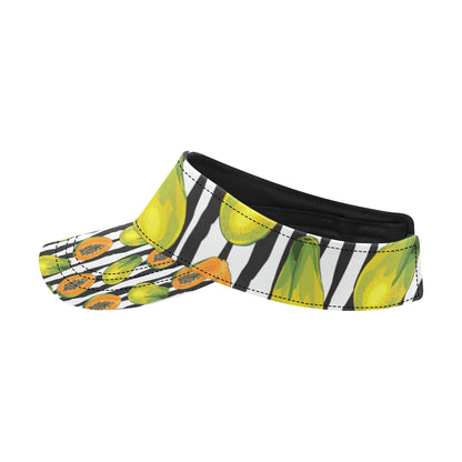 Papaya Pattern Print Design PP01 Unisex Sun Visor
