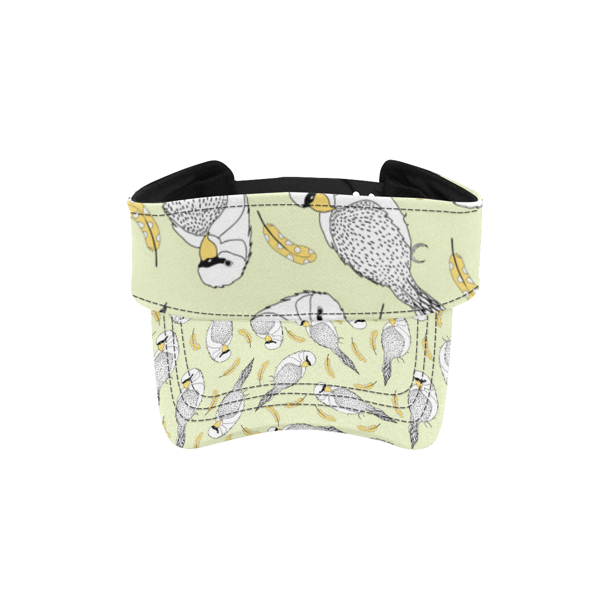 Parakeet Pattern Print Design A03 Unisex Sun Visor
