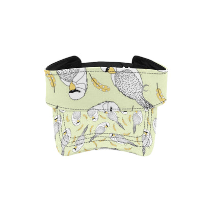 Parakeet Pattern Print Design A03 Unisex Sun Visor